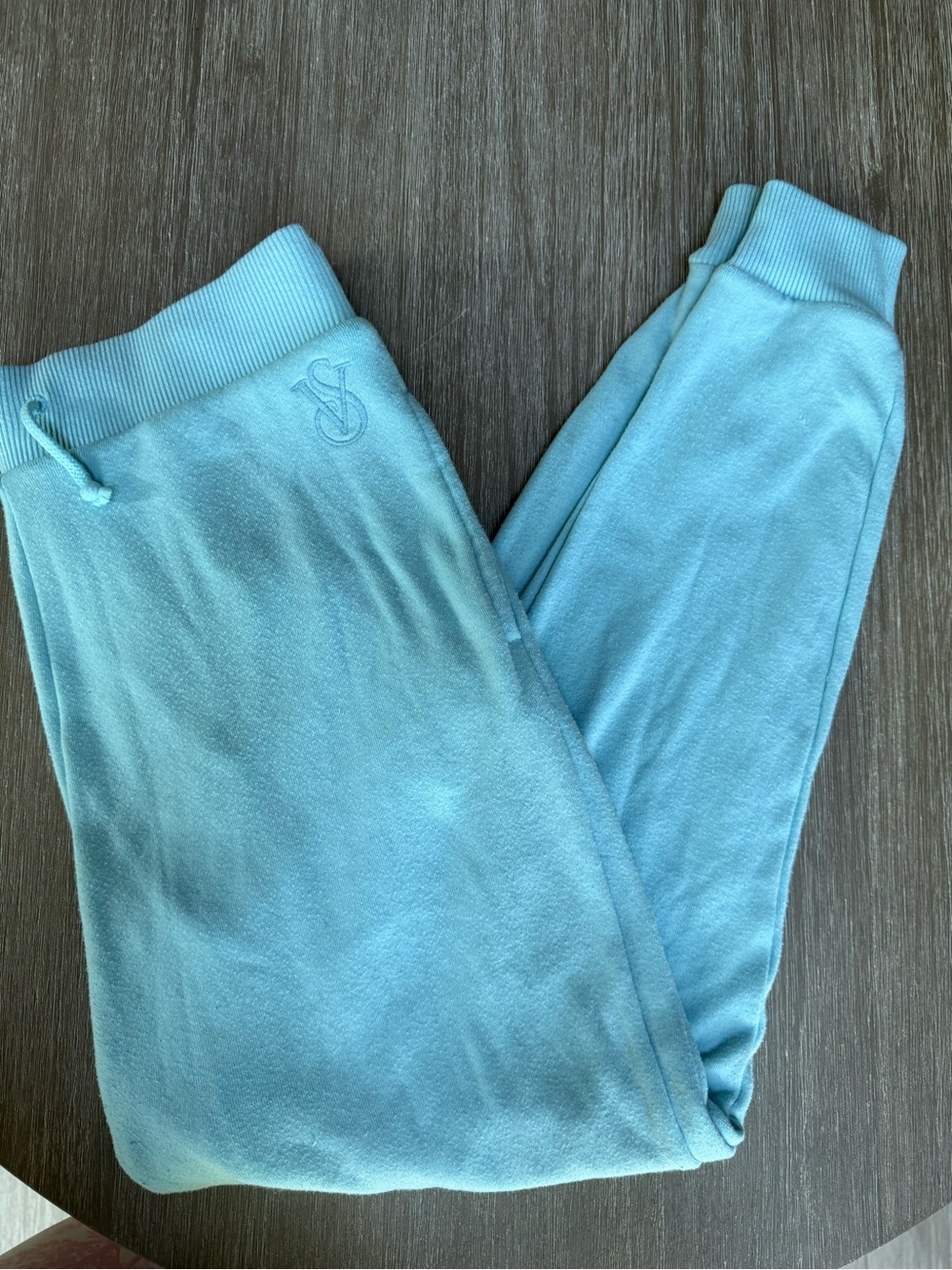 PINK Victoria's Secret Light Aqua Jogger Sweatpants